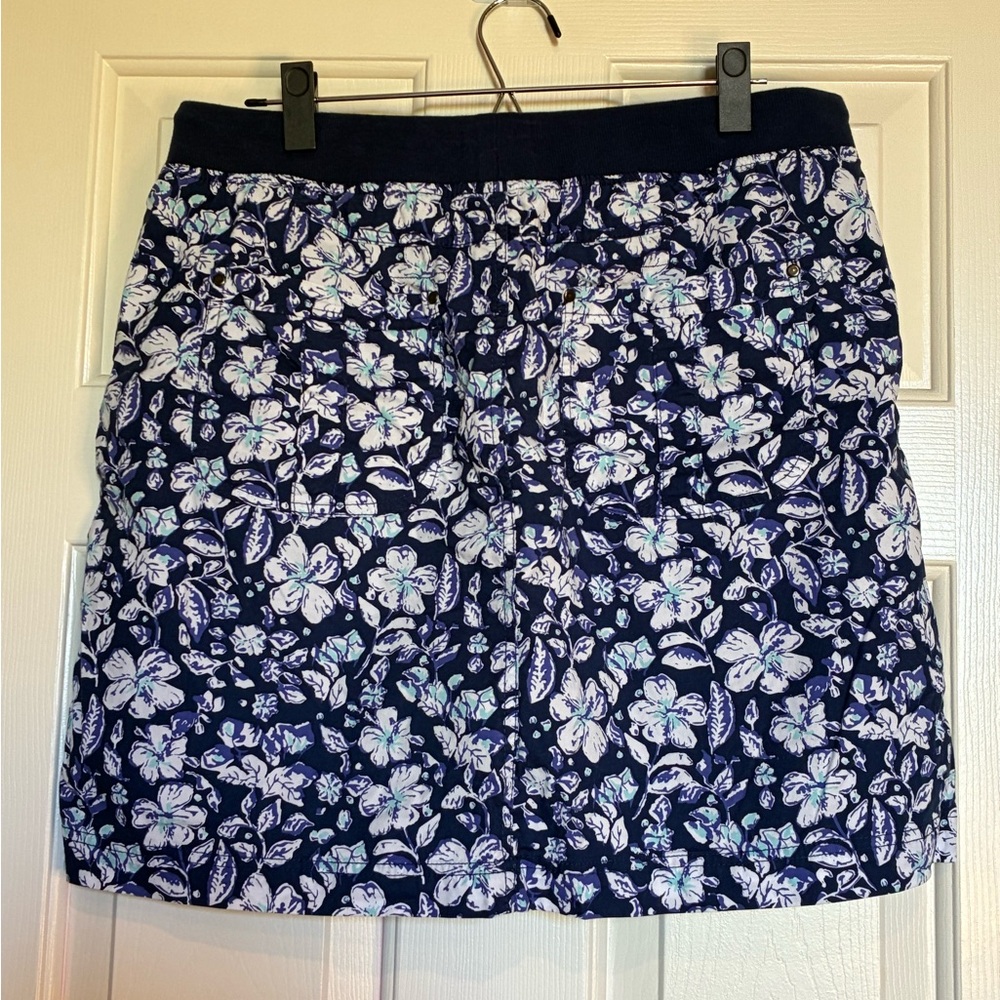 Dash Floral Mini Skort in Navy
